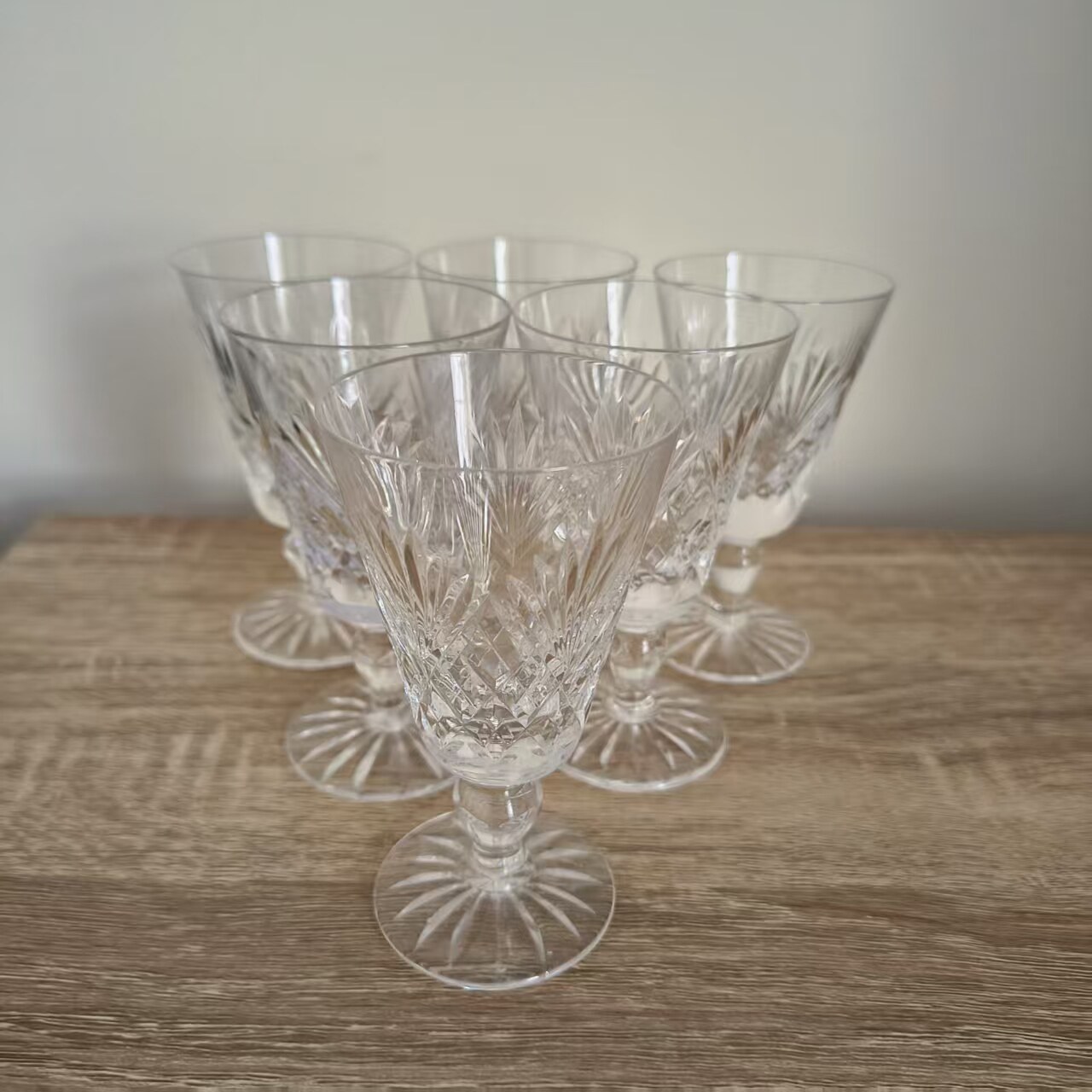 Royal Doulton 皇家道尔顿 英国老牌手工水晶甜酒杯 高脚葡萄酒杯