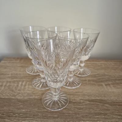 Royal Doulton 皇家道尔顿 英国老牌手工水晶甜酒杯 高脚葡萄酒杯