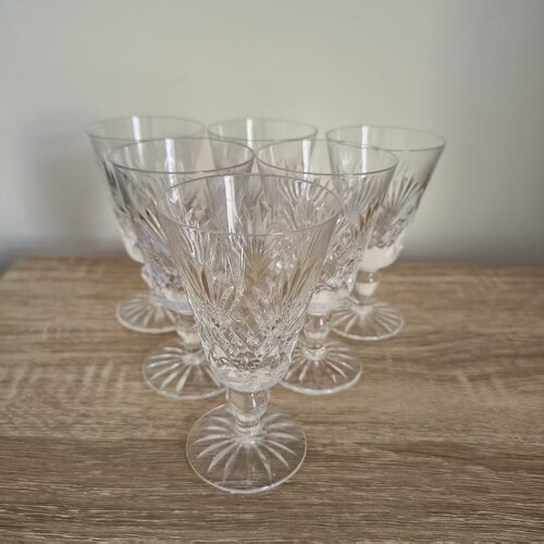 Royal Doulton 皇家道尔顿 英国老牌手工水晶甜酒杯 高脚葡萄酒杯