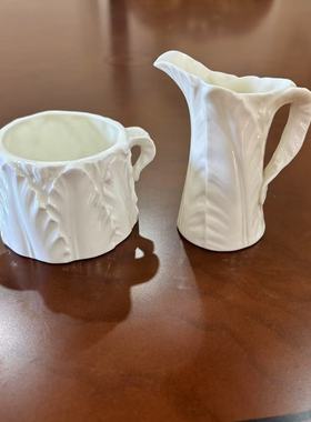 Royal Worcester 皇家伍斯特 1891年 维多利亚时期古董奶壶 花瓶