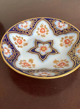Limoges 利摩日法国 Bernardaud 柏图古董描金装饰盘 伊万里瓷碟