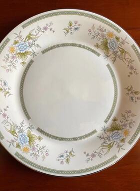 Royal Doulton 皇家道尔顿 1981年产英国十寸正餐碟 罗曼史大瓷盘