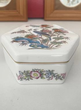 Wedgwood 韦奇伍德 九谷鹤五款英国骨瓷描金坚果盘 首饰盒摆件碟