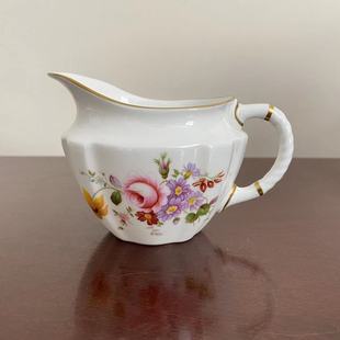 Royal Crown Derby 皇家皇冠德比 1993年德贝中古描金瓷水壶 奶杯