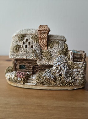 Lilliput Lane 英国 80年代收藏 Watermill 水力磨坊手工微缩小屋