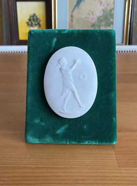 法国塞弗尔 素瓷版画 Sèvres 塞弗勒 绝版收藏西洋人物浮雕瓷板