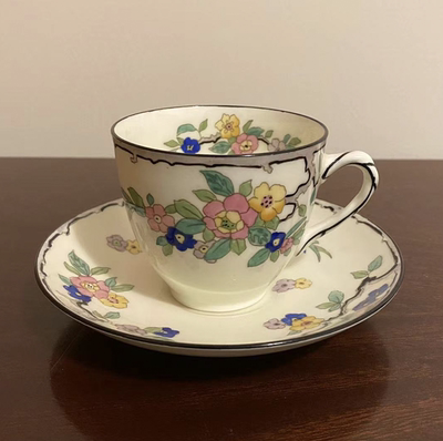 Royal Doulton 皇家道尔顿 1902-1922年古董手绘咖啡杯 稀有茶杯
