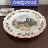 饰赏盘 1980年温莎城堡圣诞纪念装 挂盘收藏碟 韦奇伍德 Wedgwood