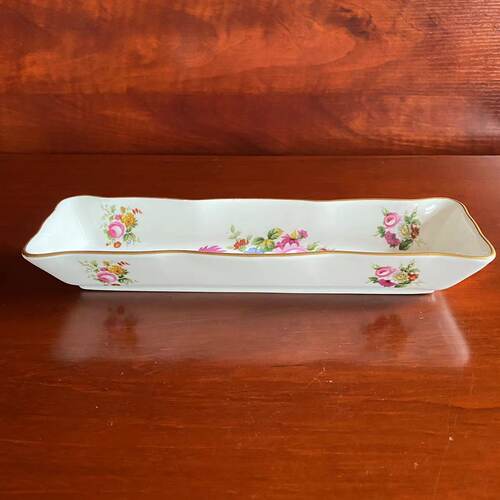 COALPORT 科尔波特 Ludlow 英国骨瓷项链盘 装饰笔盘 描金摆件碟