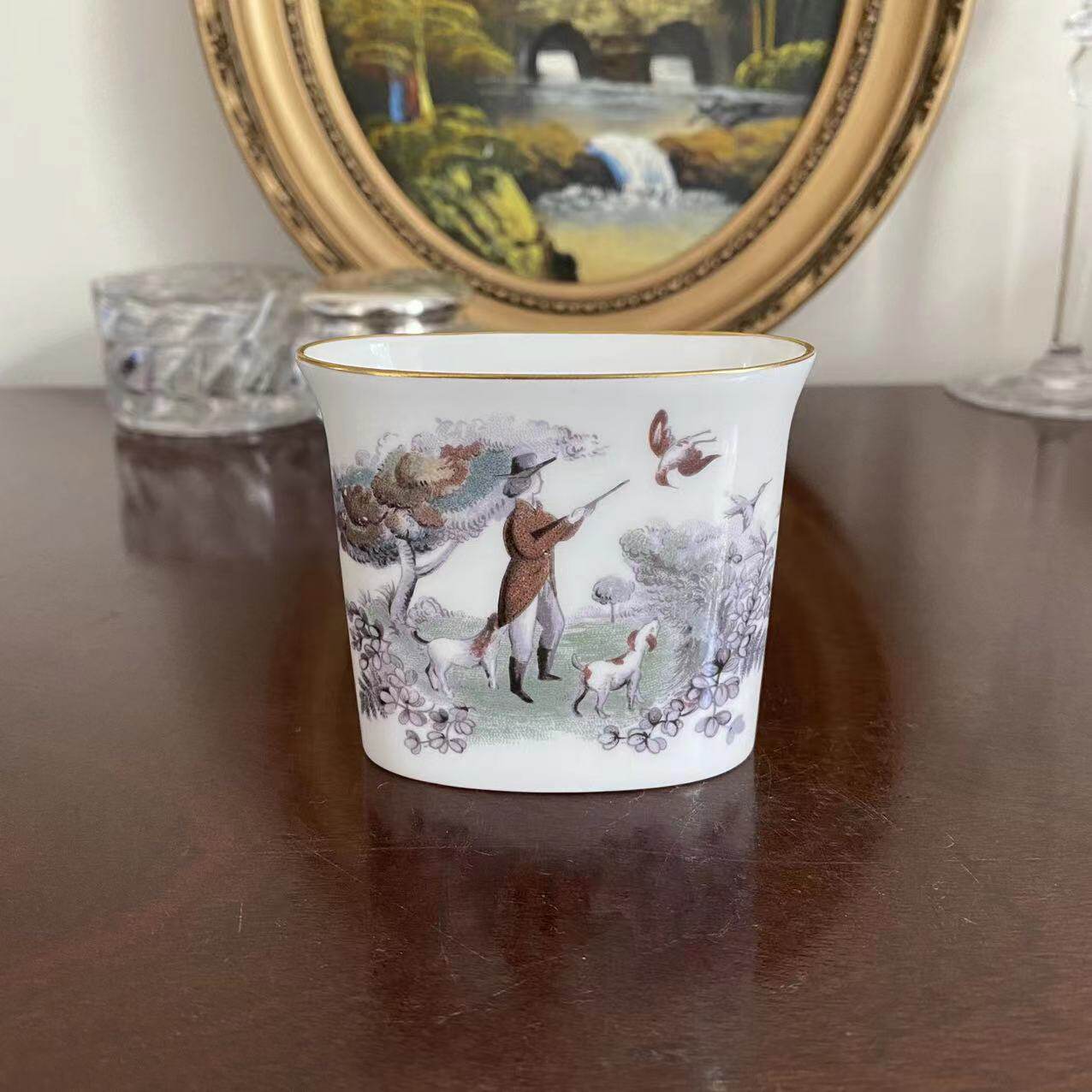 Royal Worcester 英国皇家伍斯特 糖包罐 牙签盒 西洋骨瓷糖包盒