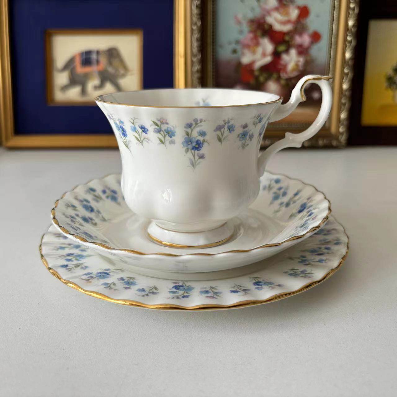 Royal Albert 皇家阿尔伯特 花卉系列记忆小巷 1970年咖啡杯 茶杯