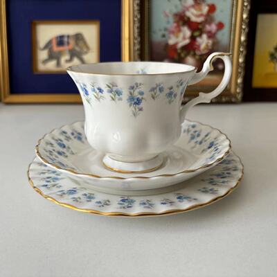 Royal Albert 皇家阿尔伯特 花卉系列记忆小巷 1970年咖啡杯 茶杯