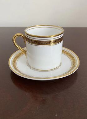 Balmoral 巴尔莫勒尔 英国中古鎏金浓缩咖啡杯 瓷器收藏摆件茶杯