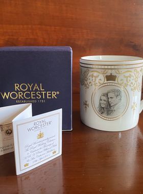 Royal Worcester 2011年 限量纪念杯 凯特威廉英国皇室婚礼收藏杯