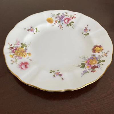 Royal Crown Derby 皇家皇冠德比 1993年花束甜品碟 蛋糕盘装饰碟