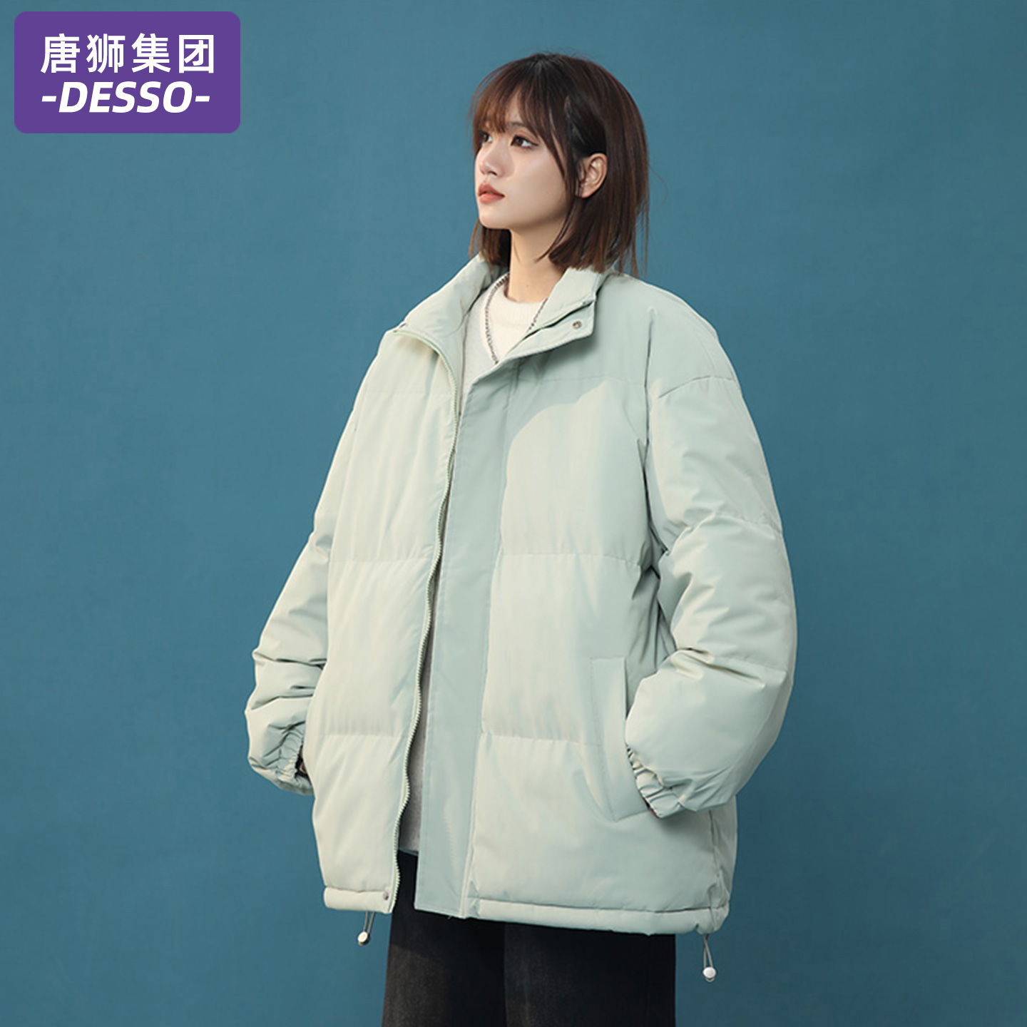 唐狮集团加厚羽绒棉服女款冬季