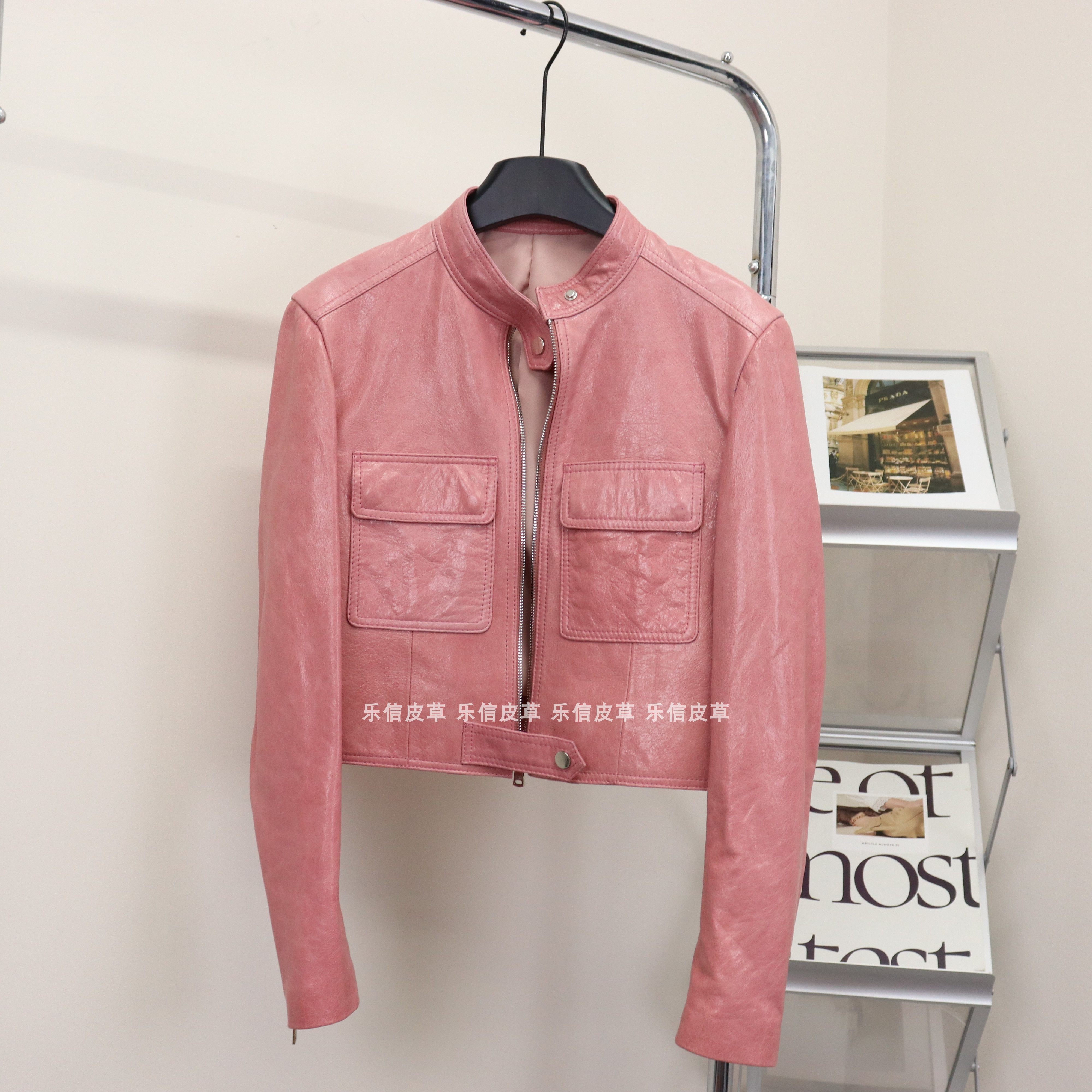 新款真皮皮衣女时髦绵羊皮洋气百搭显瘦皮夹克外套流行爆款皮夹克