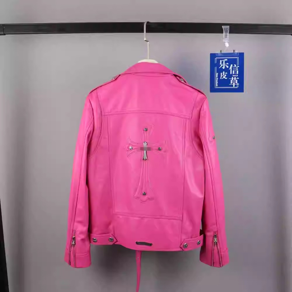 新款春秋机车修身显瘦皮夹克休闲