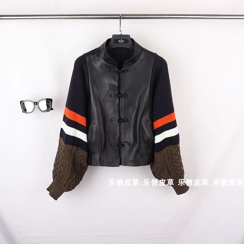 短外套复古韩版蝙蝠袖皮夹克