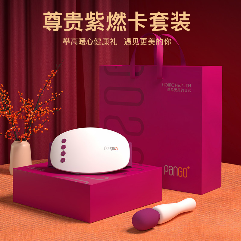 攀高尊贵紫女神节礼盒套装Slim810燃卡按摩仪加热暖腹智能筋膜棒,个人护理/保健/按摩器材,按摩枪,淘宝优惠券,粉丝福利购,淘宝优惠卷