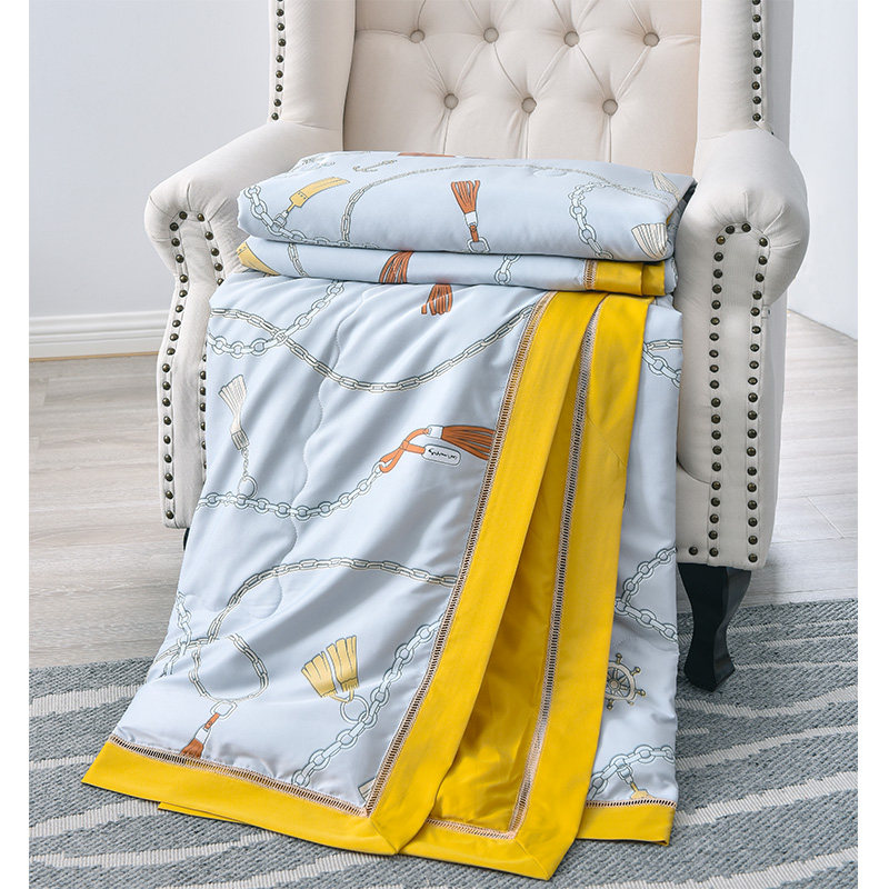 杉杉家纺臻丝缎蚕丝被3斤空调被锦缎夏凉被qfs-12128工会礼品定制