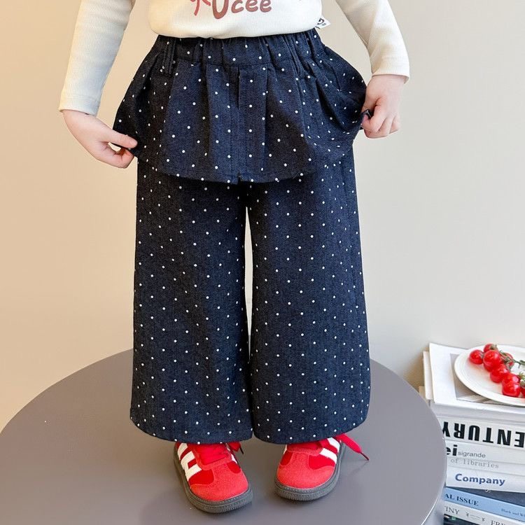 女童裤子春款新款波点儿童洋气裙帘休闲裤百搭小女孩春秋外穿长裤,童装/婴儿装/亲子装,裤子,淘宝优惠券,粉丝福利购,淘宝优惠卷