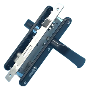 55断桥铝大把手门锁8530型平开门执手锁老式铝合金门锁阳台大门锁