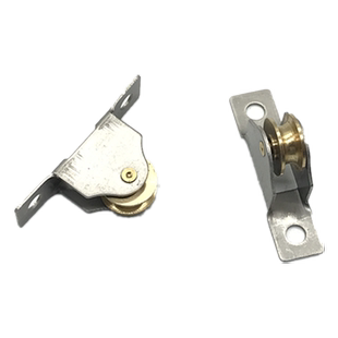 10个不锈钢铜滑轮纱窗小滑轮槽轮加高滚轮10毫米宽推拉纱窗平移轮