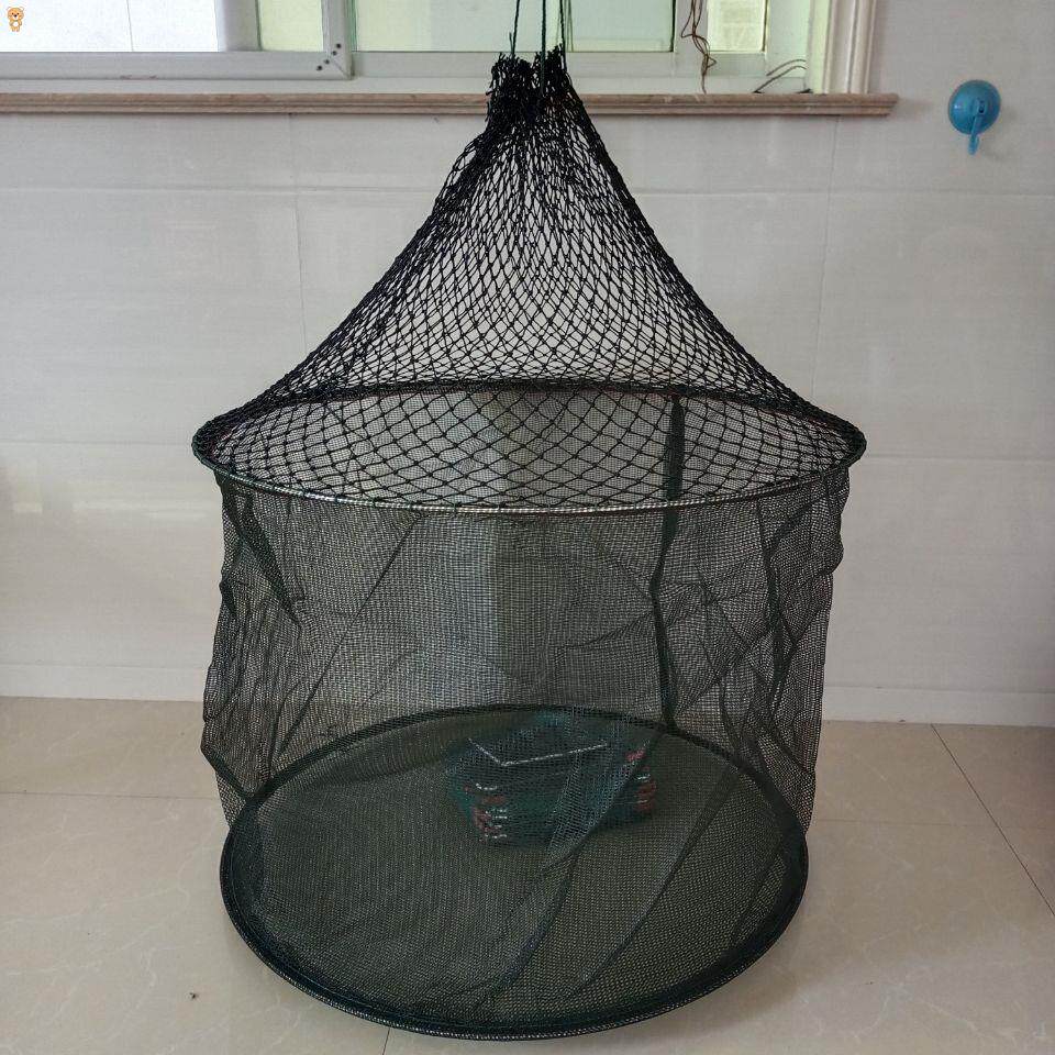 养鱼网袋装鱼笼折叠鱼护存鱼网箱螃蟹河虾笼吊笼养殖暂养笼蟹塘鱼