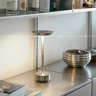 台灯床头灯卧室轻奢高级感书桌氛围灯酒吧餐厅户外灯触摸充电夜灯