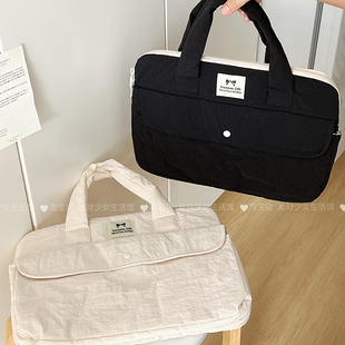 电脑包14寸高颜值手提包平板ipad内胆保护套16寸笔记本单肩收纳包