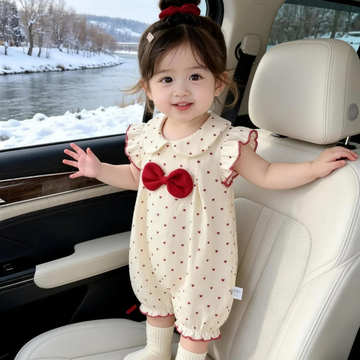 一个月女婴儿夏装开春婴儿衣服宝宝夏天裙子套装婴幼儿