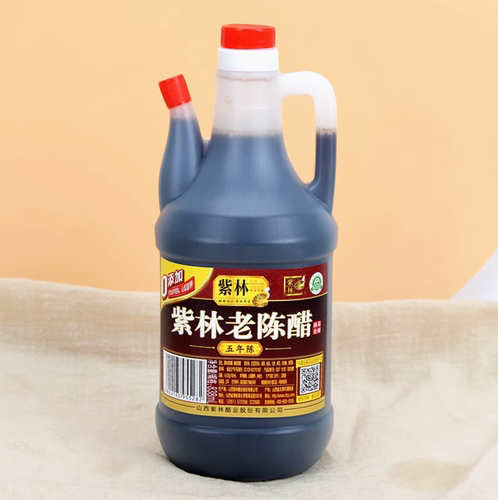 紫林五年陈5度酸山西老陈醋家用商用食醋香醋838ml