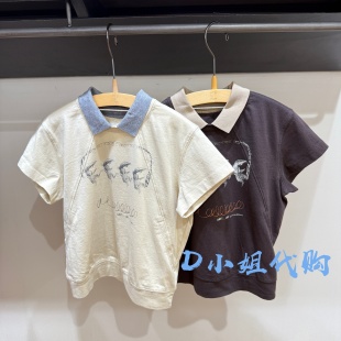 1Q3111460 小江南童装2026春装新款男童女童短袖POLO衫 465