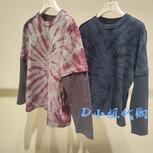 T恤 AQ1112050 435 男童女童休闲长袖 新款 小江南蓬马童装 2026春装
