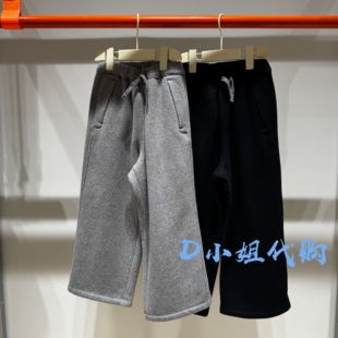 男童女童休闲长裤 AP0E11070 新款 2025秋装 595 小江南蓬马童装