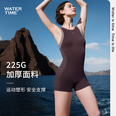 WaterTime竞速泳衣女新款平角