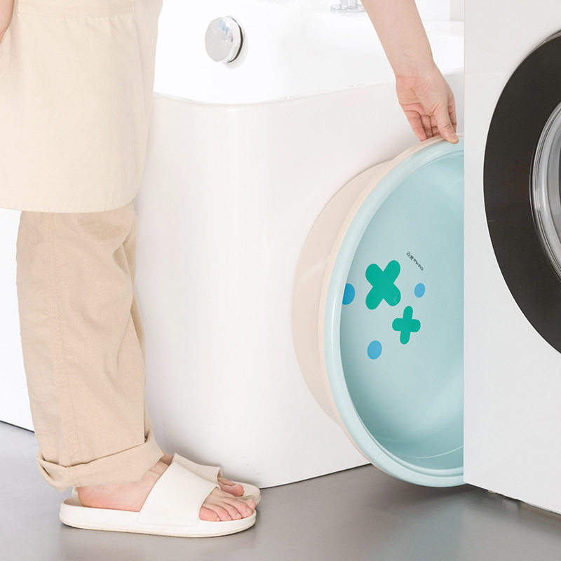 茶花洗澡盆婴儿宝宝家用塑料脸盆大号加厚洗被子洗菜盆批发 0512