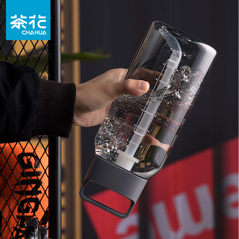 茶花大容量水壶水杯男女健身户外