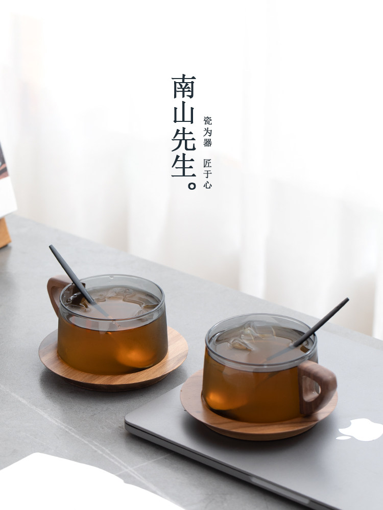 南山先生咖啡杯套装家用高端精致玻璃勺下午茶套装欧洲无障碍豪华,餐饮具,咖啡杯,淘宝优惠券,粉丝福利购,淘宝优惠卷