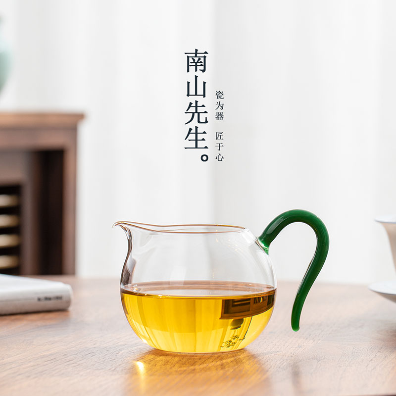 南山先生 静望公道杯家用耐热玻璃分茶器茶海大容量高档茶具配件