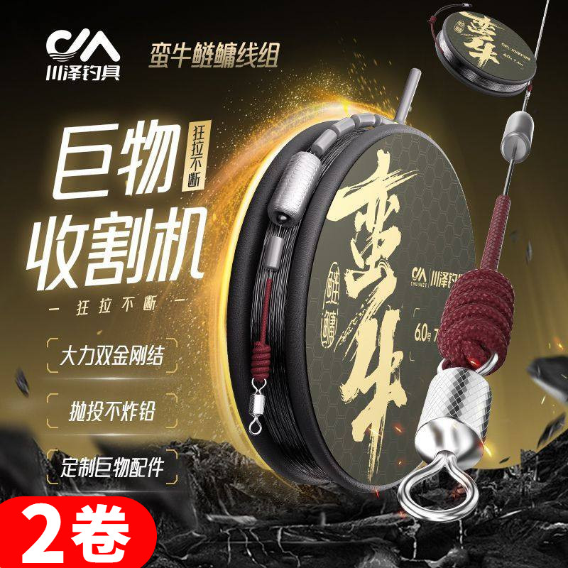 川泽黑坑大物PE加强成品线组图片