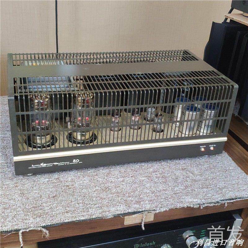 力士MQ-80胆后级功放机 力士MQ80胆机后级电子管放大器二手HIFI..