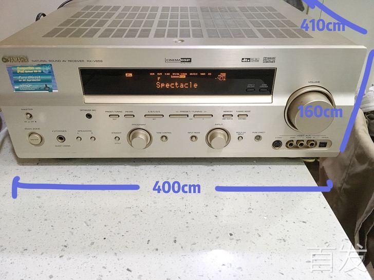 二手进口功放 雅马哈RX-V659功放 DTS光钎同轴7.1声家庭影院功放.
