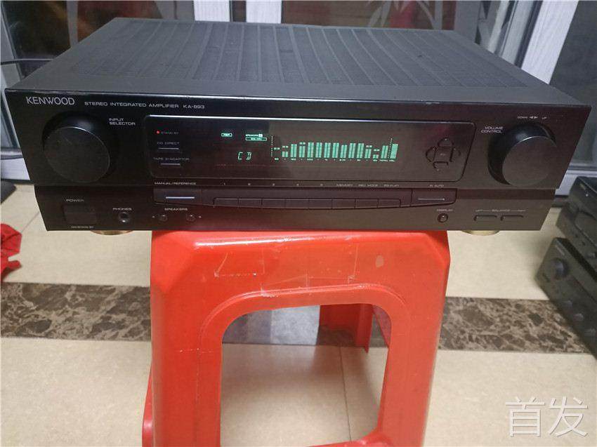进口功放机 建伍 KA-893 功放机纯音乐家用 自带电子均衡器大功率
