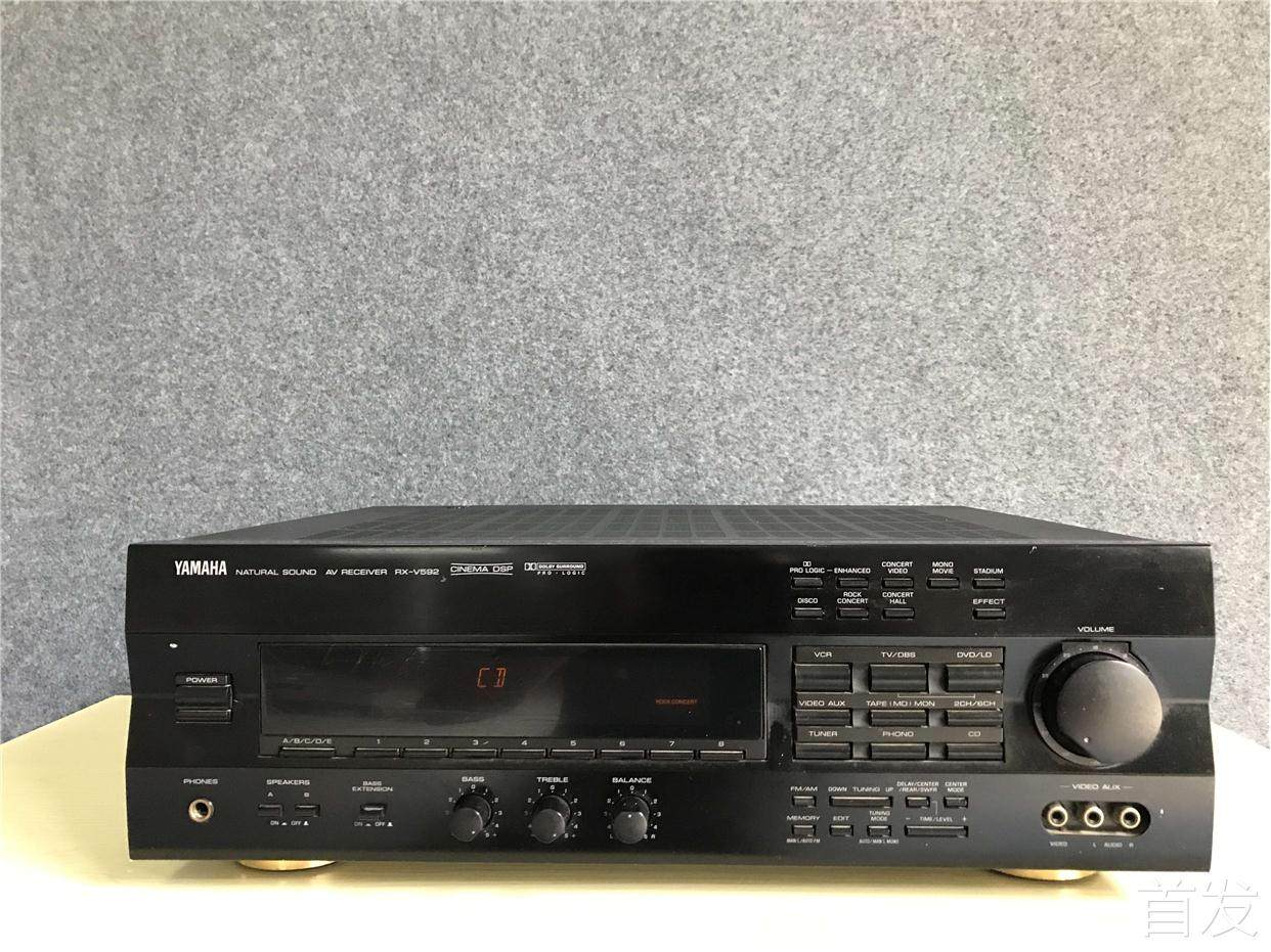 二手原装进口Yamaha/雅马哈 RX-V592 家庭影院功放5.1声道 AV功放