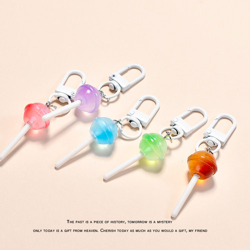 超可爱迷你夜光双色棒棒糖