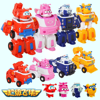 奥迪双钻超级飞侠Q版机器人变形