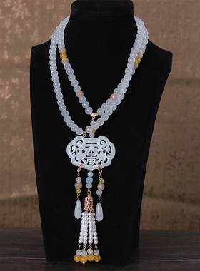 古风汉服超长流苏软璎珞