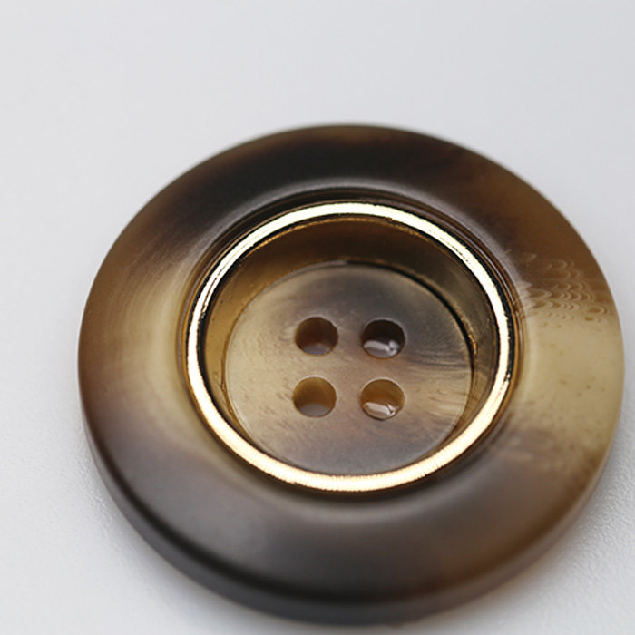 高档扣子风衣外套大衣女树脂纽扣